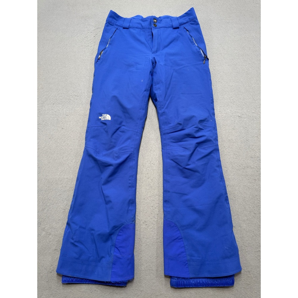 The North Face Ski Pants Women's M Blue Insulated Waterproof Snowboard Outdoor